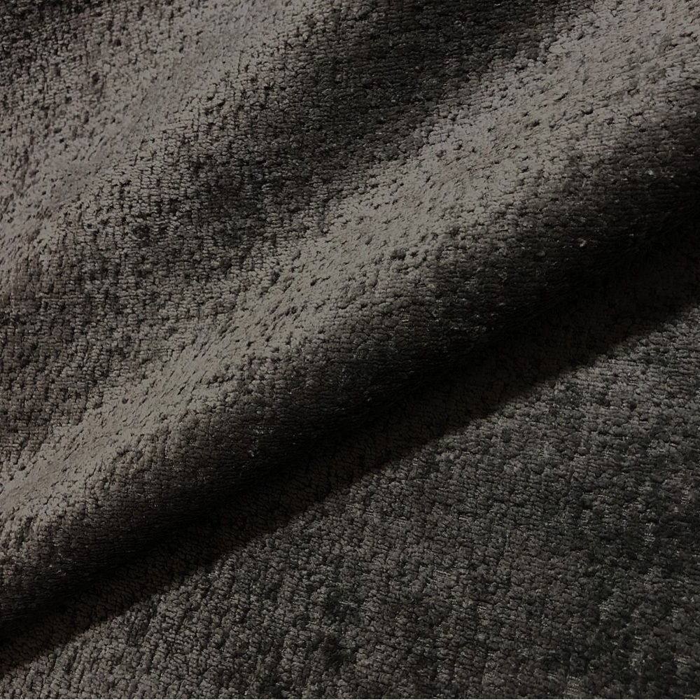 Jerome Twilight Velvet Texture Modern Fabric
